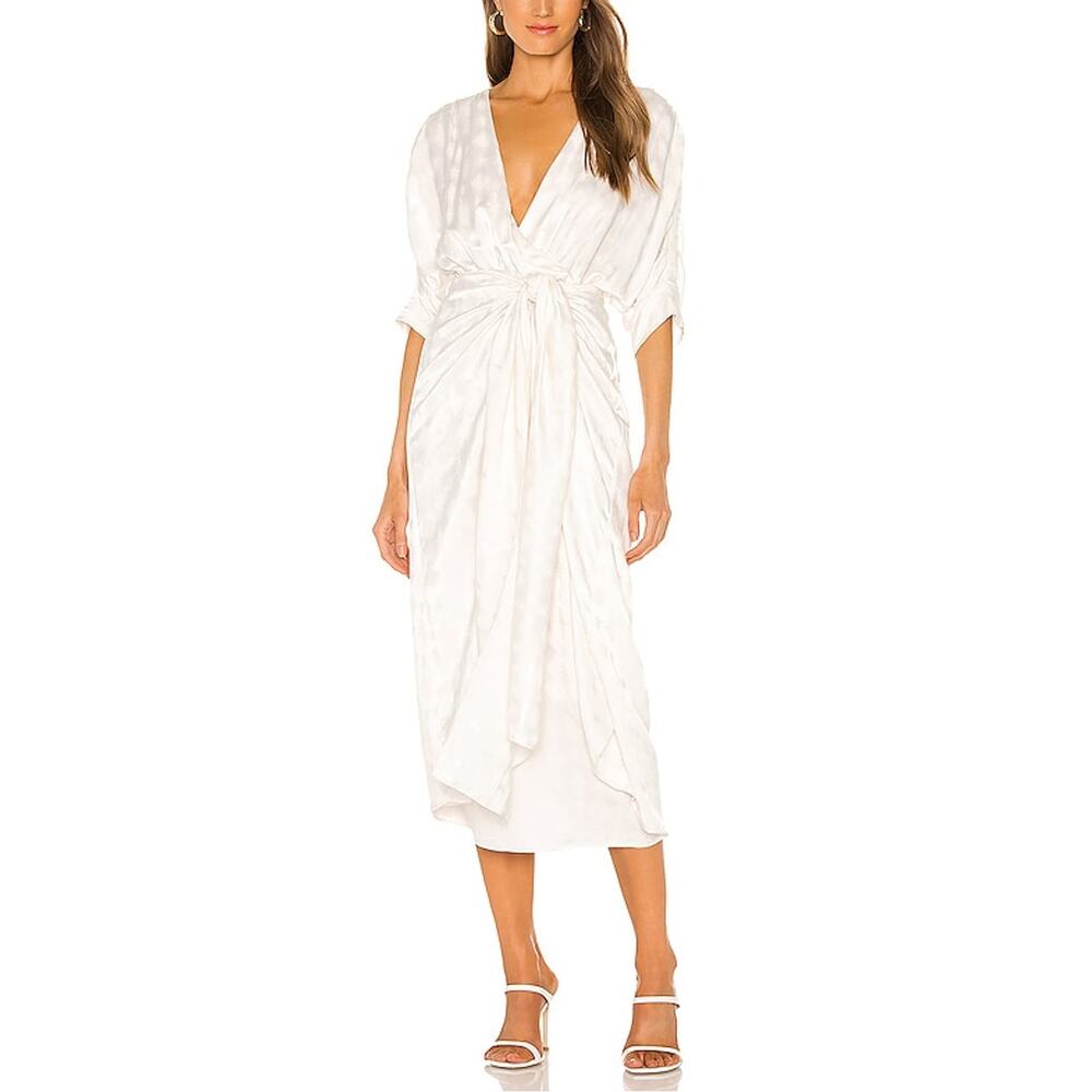 Callahan Draped Cream Sami Dress Size S